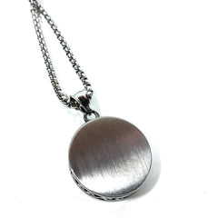 Silver Sun Pendant and Necklace